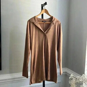 Missguided long sleeve sweater dress